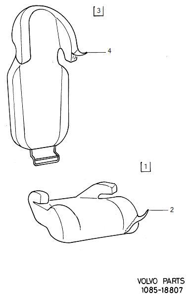 Child seat (safety), VOLVO-GR-18807