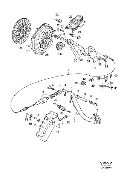 Clutch, VOLVO-GR-248603