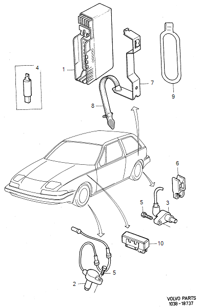 Electrical equipment, ABS, VOLVO-GR-18737