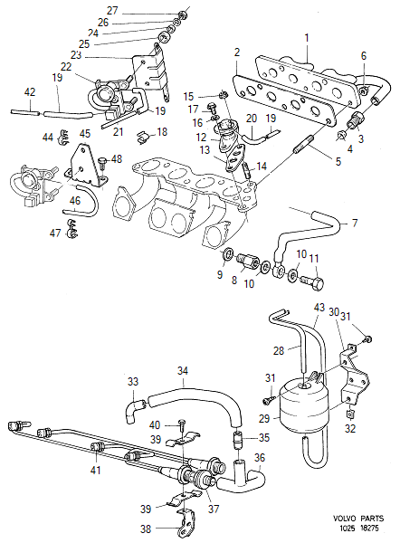 Recyrkulacja spalin, system powietrza pulsacyjnego, VOLVO-GR-18275