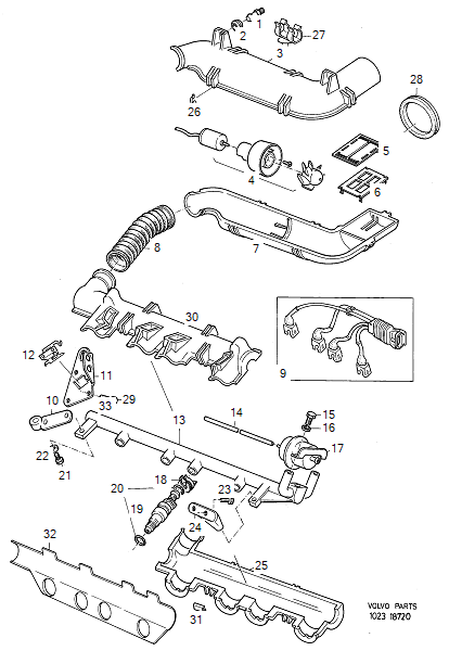 Fuel pressure pipes with fittings
