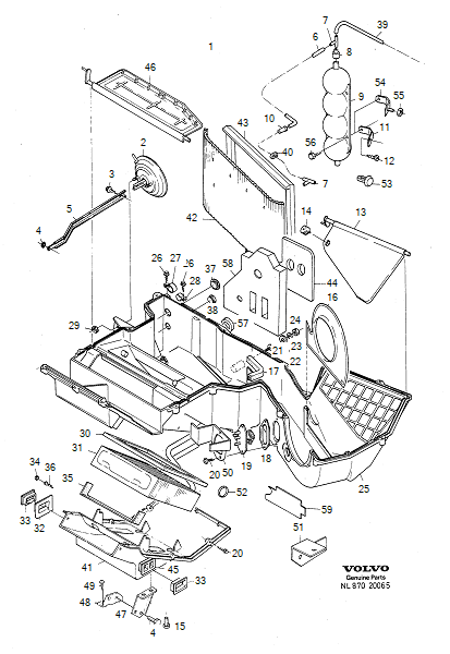 Heater, lower section
