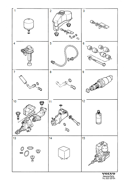 Hydraulic pump, repair kits, -1992