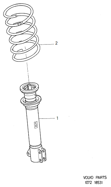shock absorbaer and spring